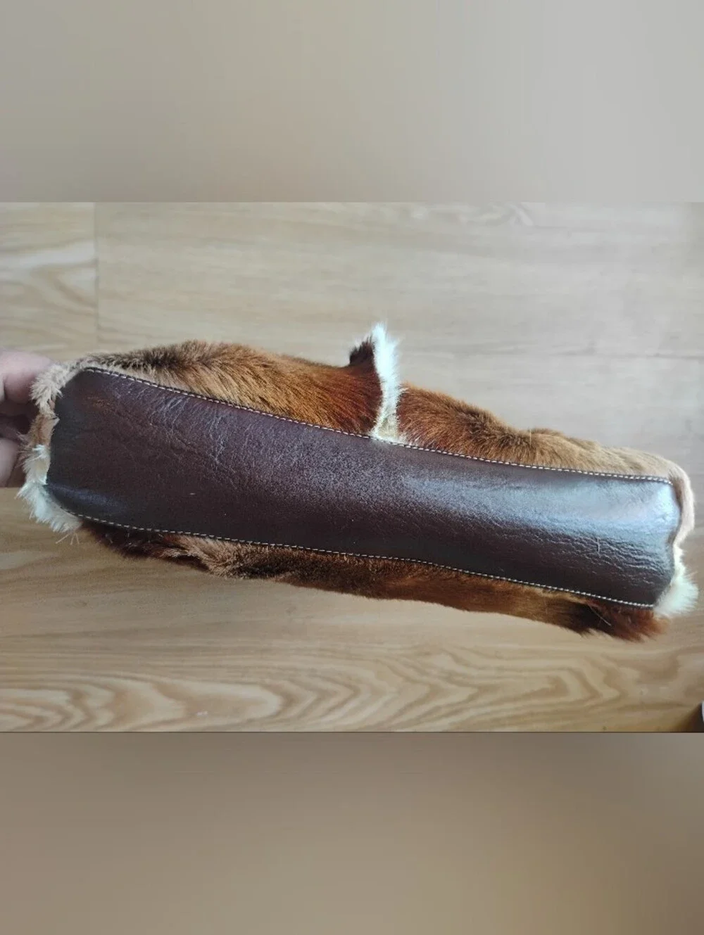 Diane Gail SPRINGBOK Antelope Fur Shoulder Bag Y2K